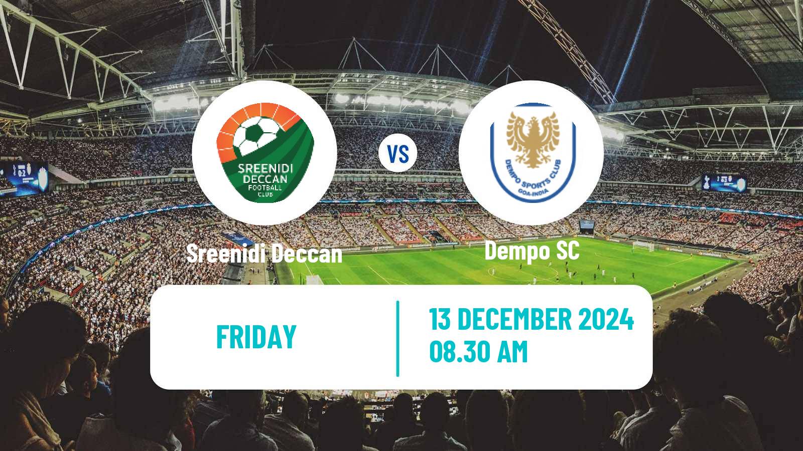 Soccer Indian I-League Sreenidi Deccan - Dempo