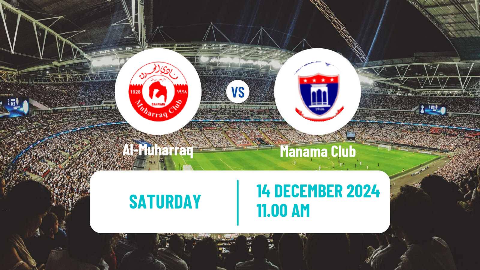 Soccer Bahraini Premier League Al-Muharraq - Manama Club