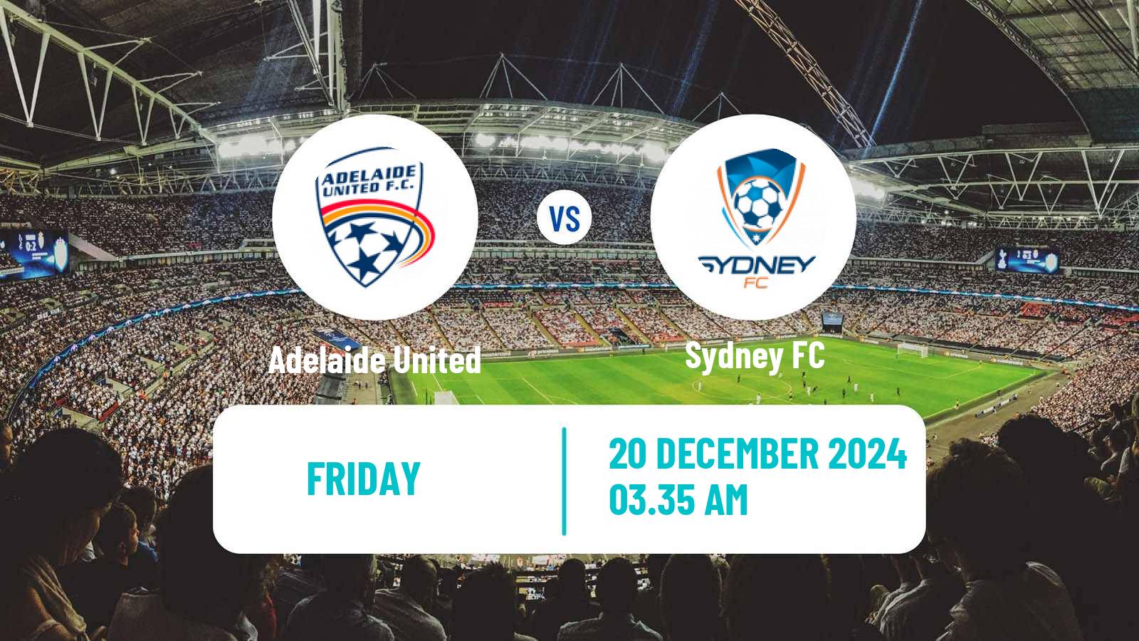 Soccer Australian A-League Adelaide United - Sydney