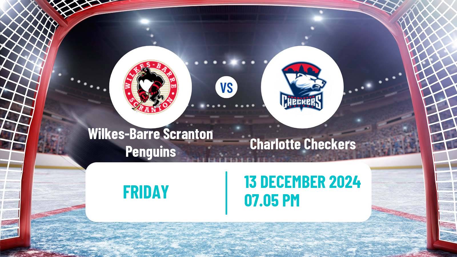 Hockey AHL Wilkes-Barre Scranton Penguins - Charlotte Checkers