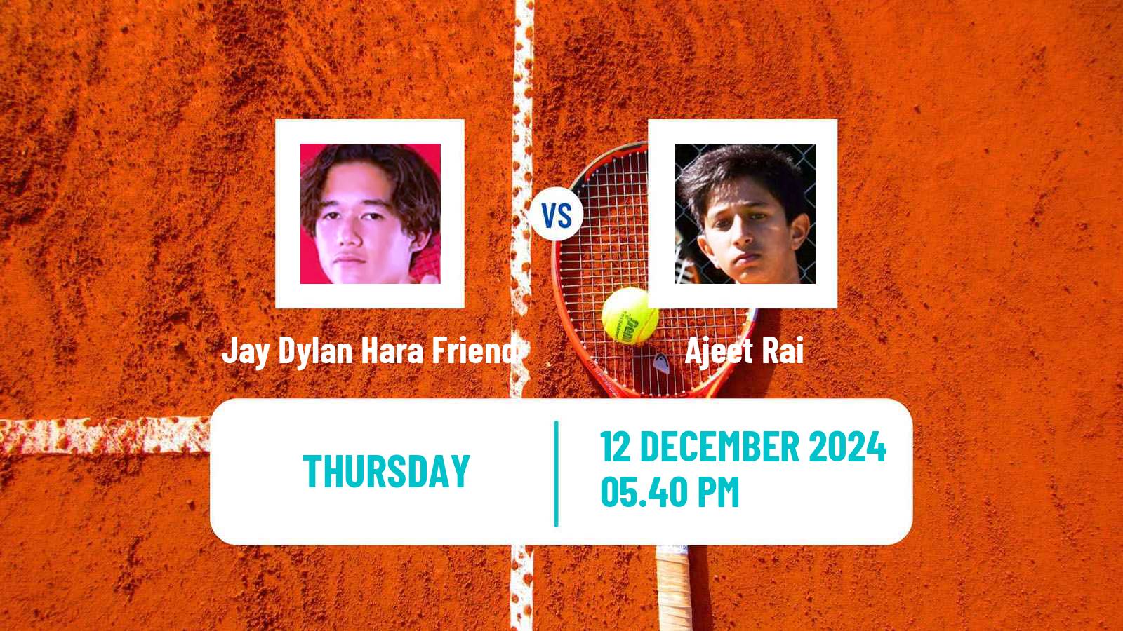 Tennis ITF M15 Wellington Men Jay Dylan Hara Friend - Ajeet Rai