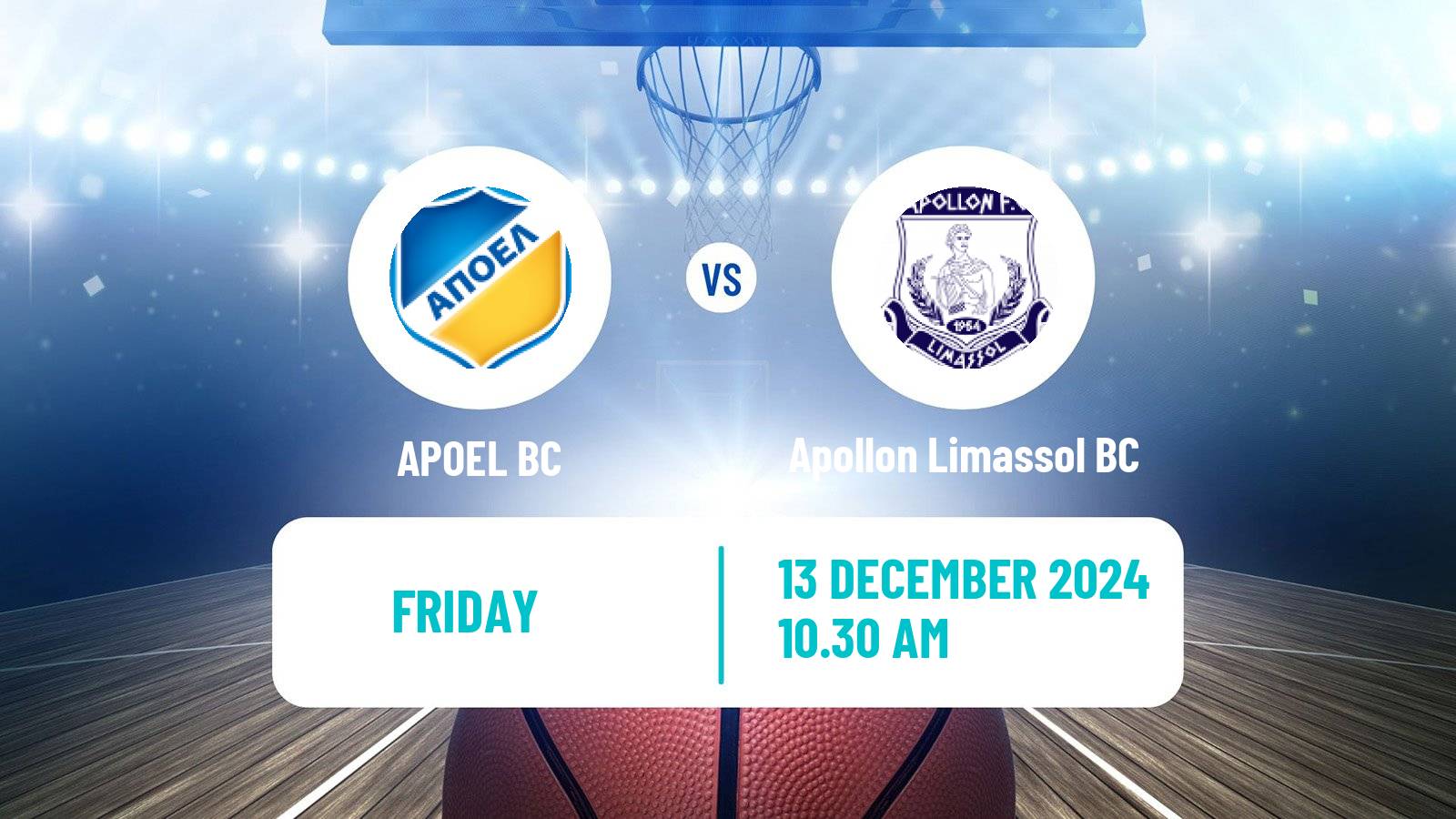 Basketball Cypriot Division A Basketball APOEL - Apollon Limassol BC