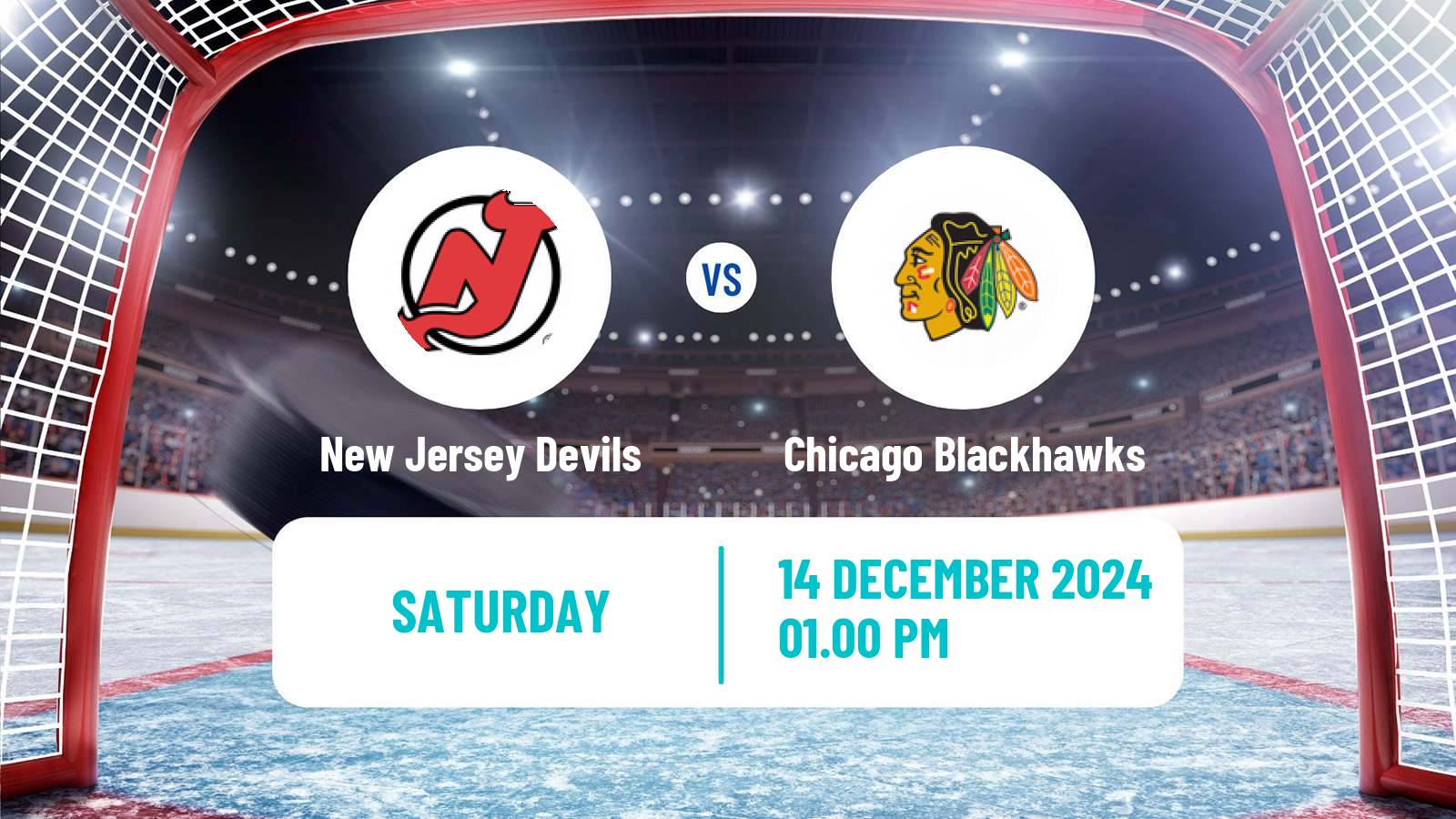 Hockey NHL New Jersey Devils - Chicago Blackhawks