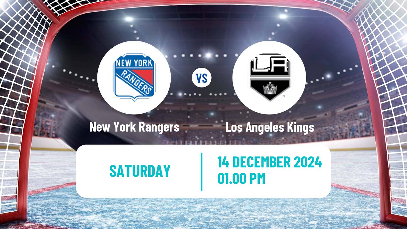 Hockey NHL New York Rangers - Los Angeles Kings