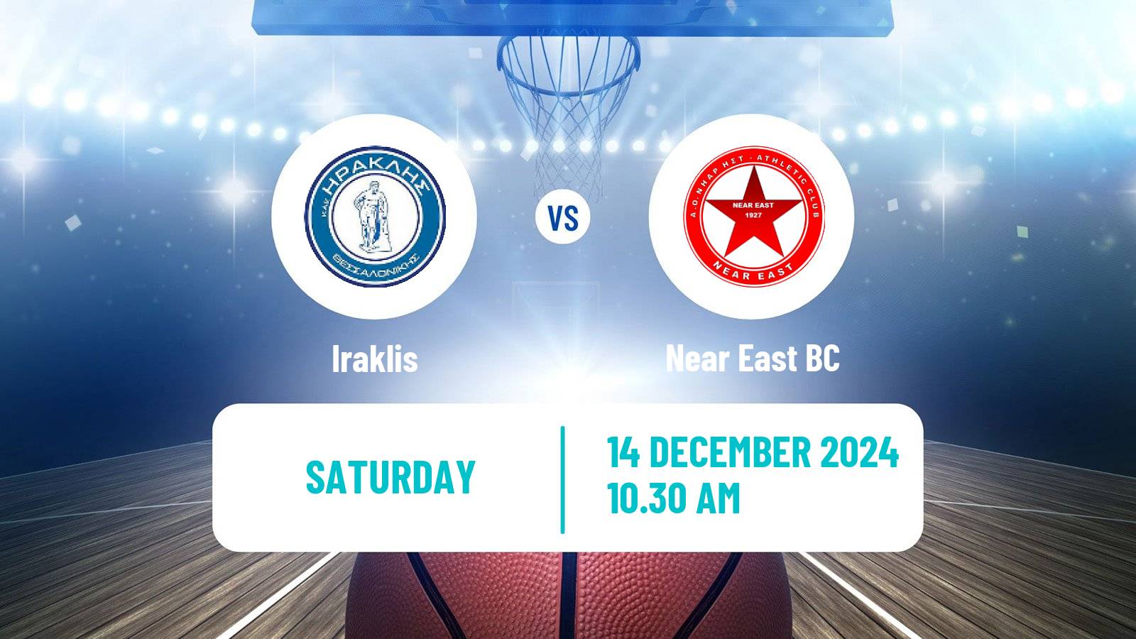 Basketball Greek Elite League Basketball Iraklis - Near East