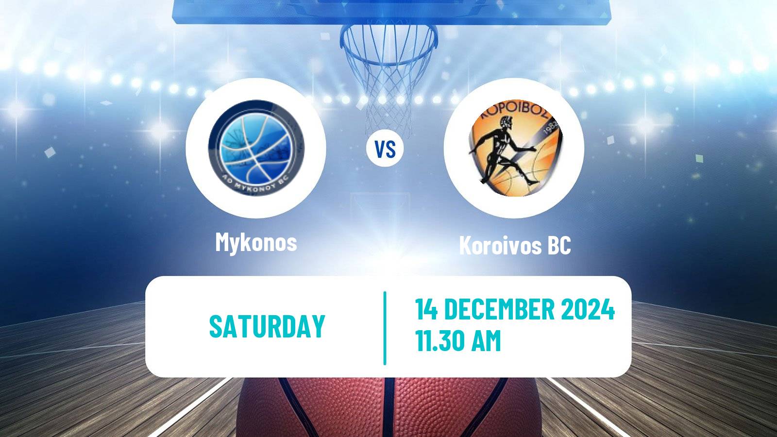 Basketball Greek Elite League Basketball Mykonos - Koroivos