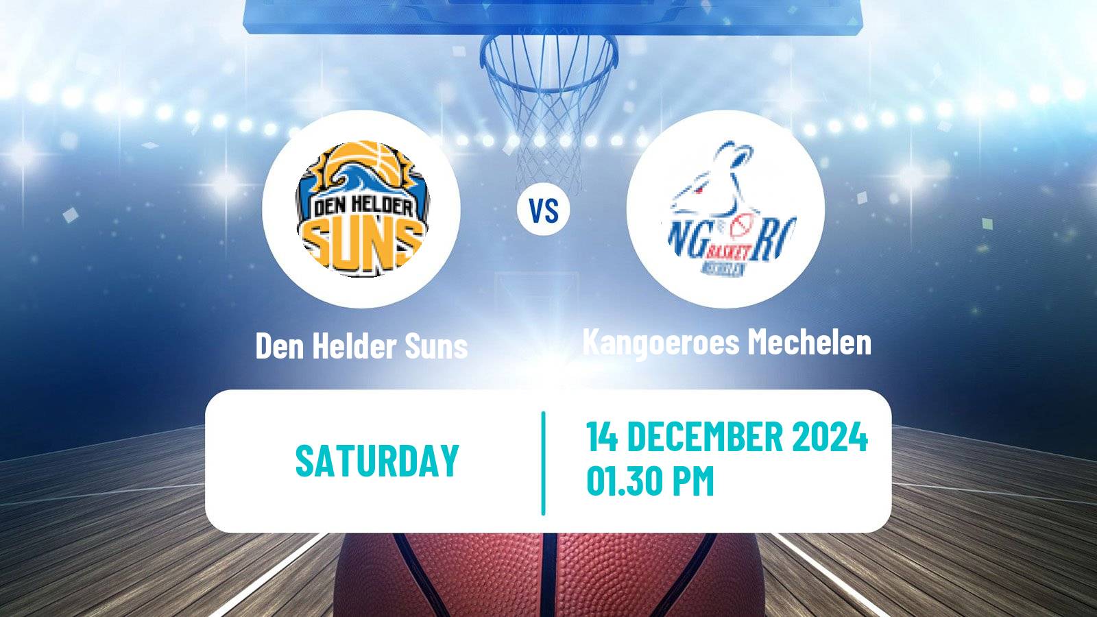 Basketball BNXT League Den Helder Suns - Kangoeroes Mechelen