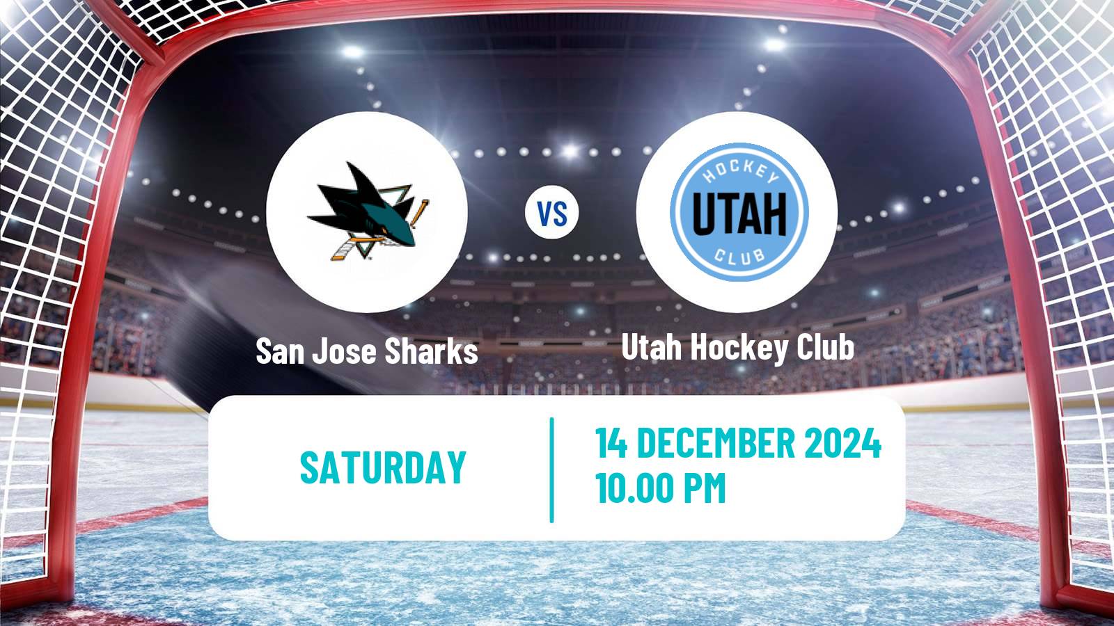 Hockey NHL San Jose Sharks - Utah Hockey Club