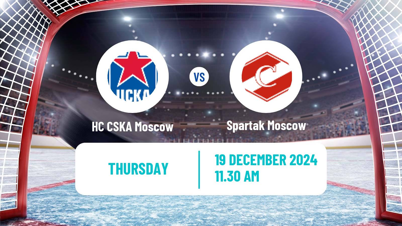 Hockey KHL HC CSKA Moscow - Spartak Moscow