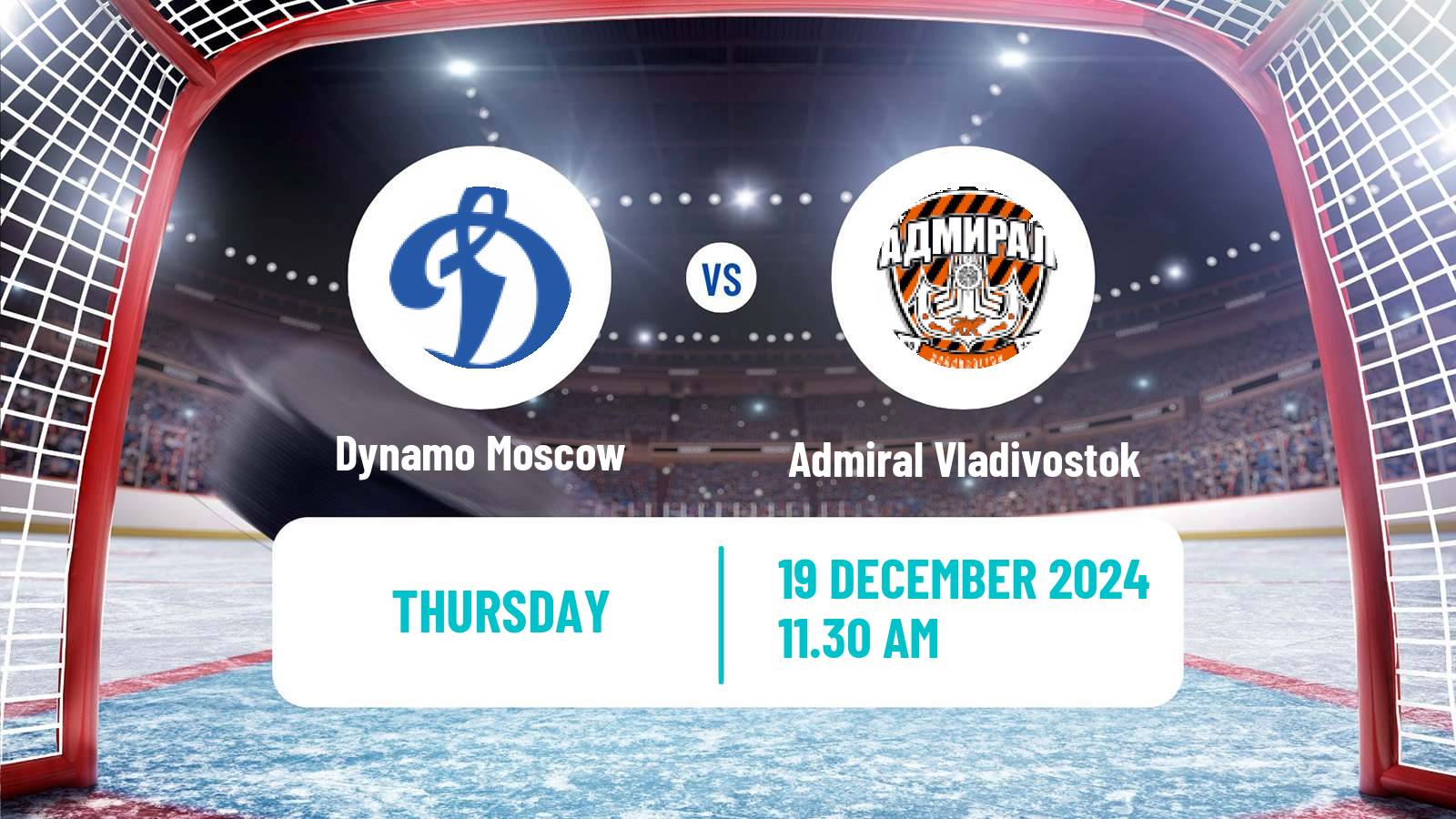 Hockey KHL Dynamo Moscow - Admiral Vladivostok