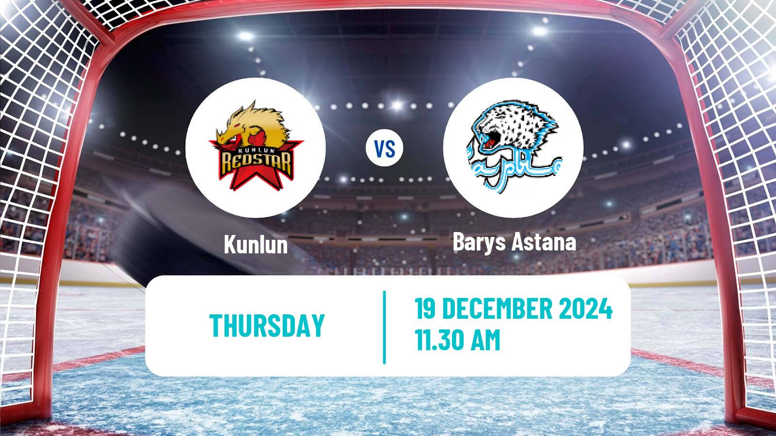 Hockey KHL Kunlun - Barys Astana