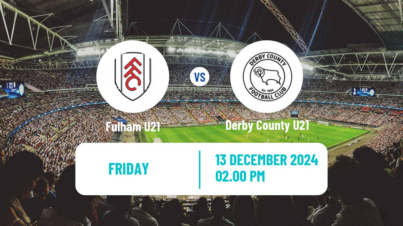 Soccer English Premier League 2 Fulham U21 - Derby County U21