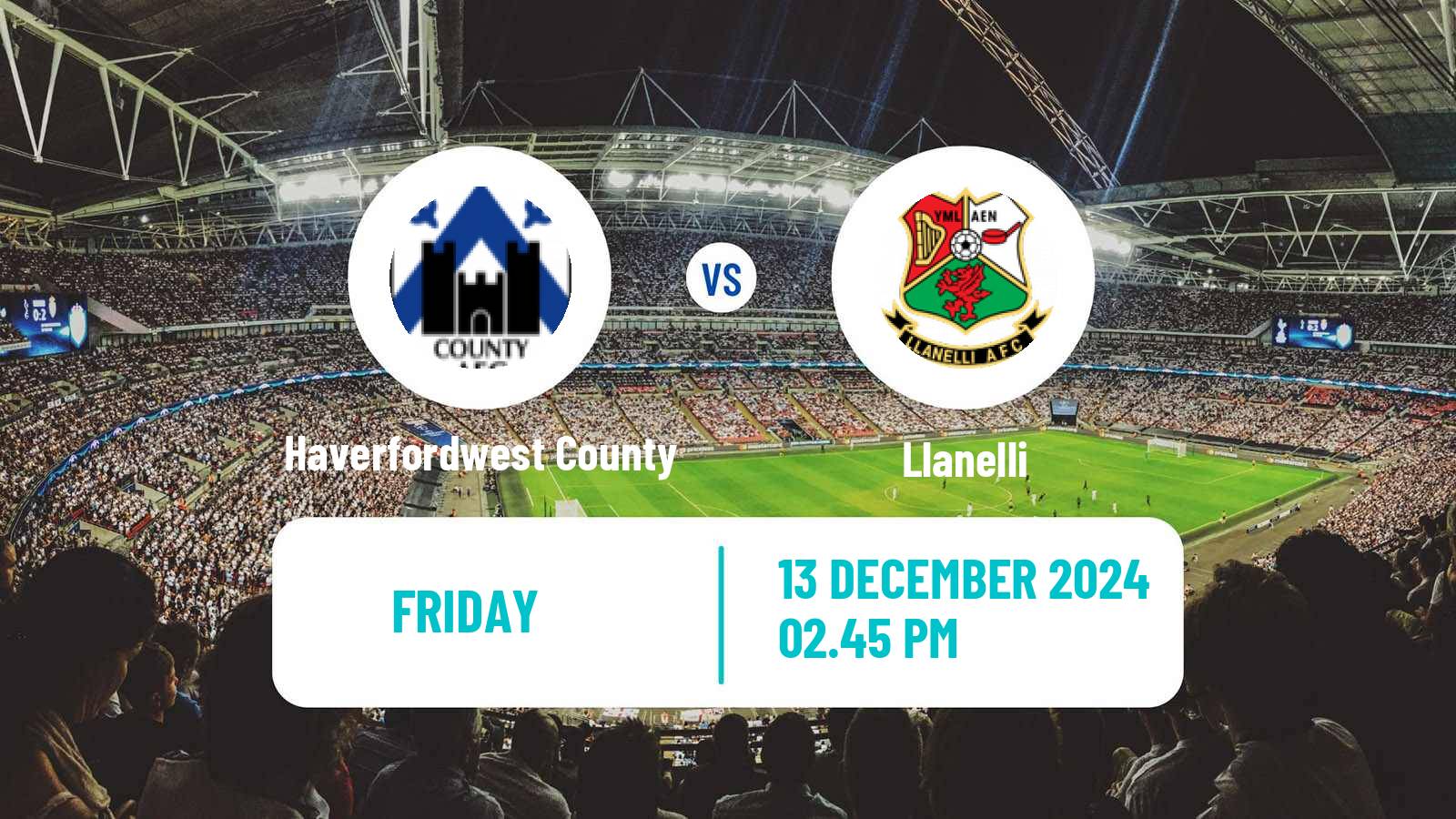 Soccer Welsh FA Cup Haverfordwest County - Llanelli