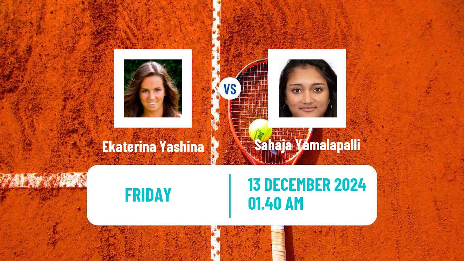 Tennis ITF W35 Solapur Women Ekaterina Yashina - Sahaja Yamalapalli