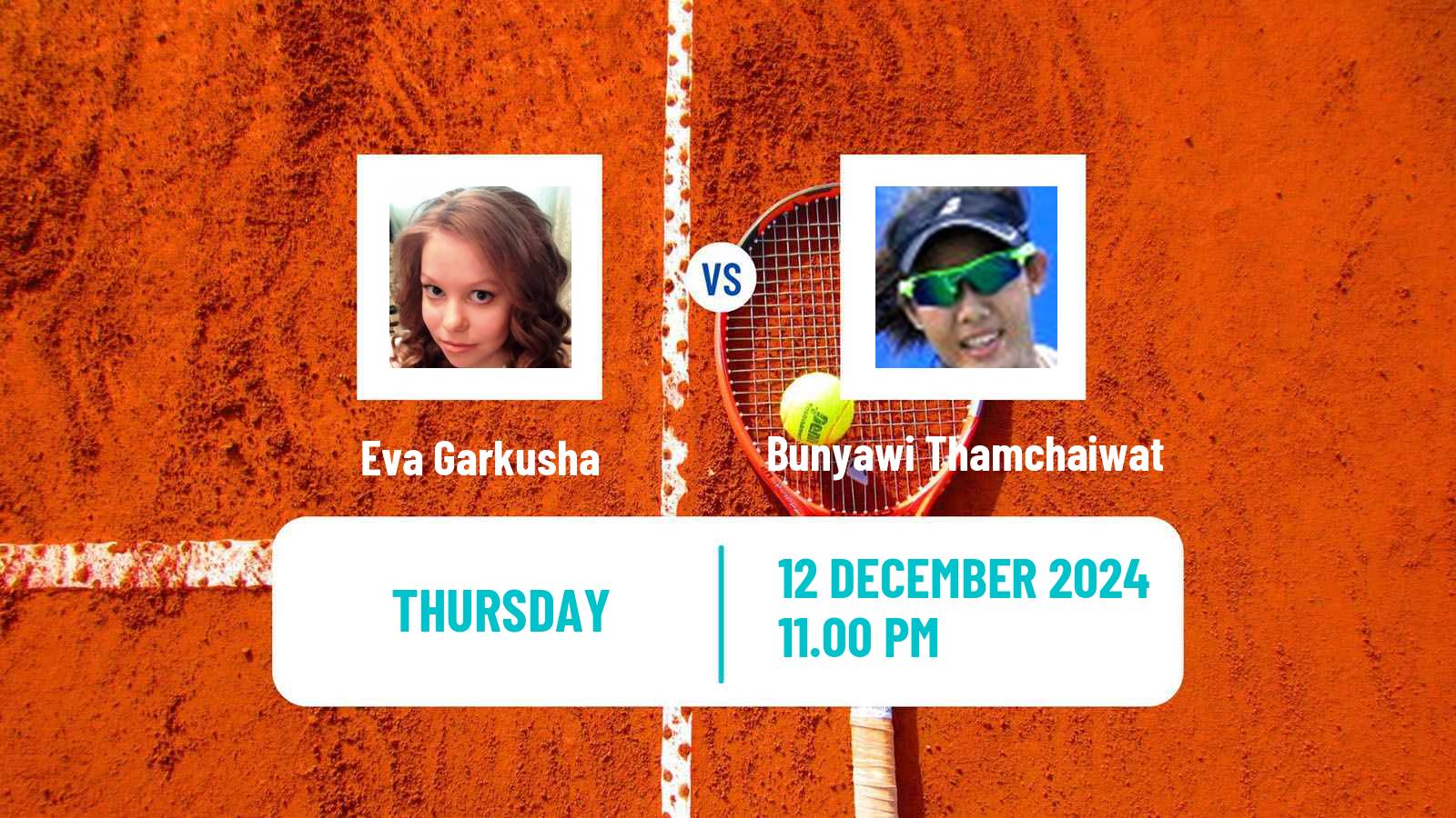 Tennis ITF W35 Solapur Women Eva Garkusha - Bunyawi Thamchaiwat