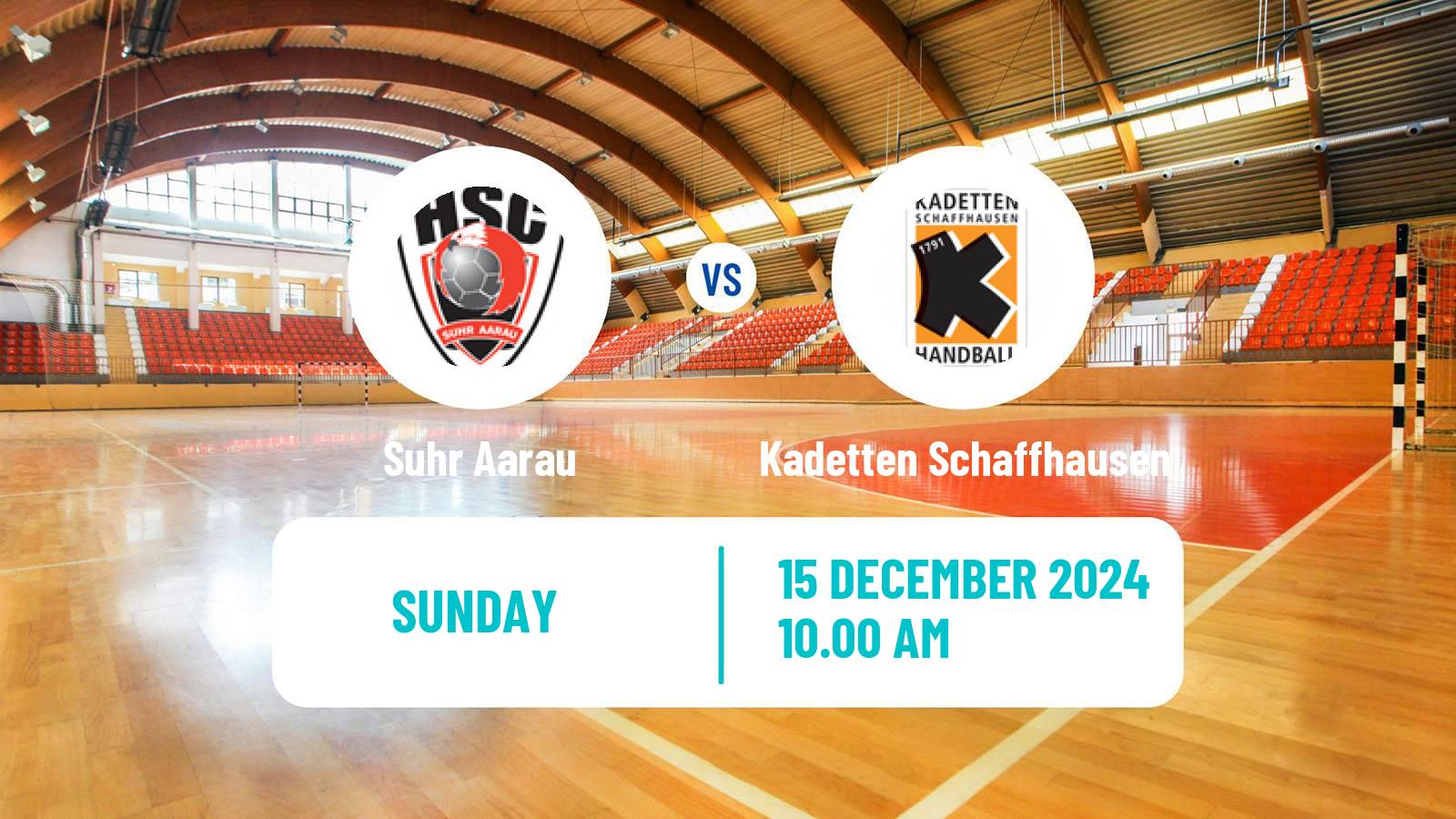 Handball Swiss NLA Handball Suhr Aarau - Kadetten Schaffhausen