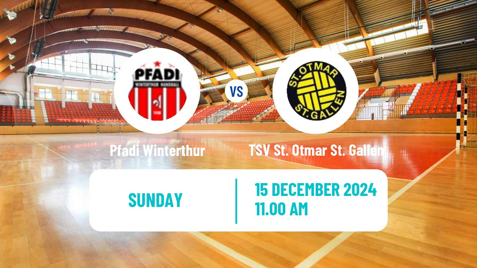 Handball Swiss NLA Handball Pfadi Winterthur - TSV St. Otmar St. Gallen