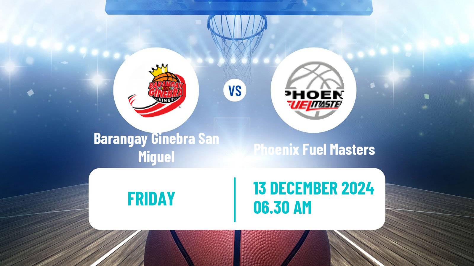 Basketball Philippines - Commissioners Cup Barangay Ginebra San Miguel - Phoenix Fuel Masters