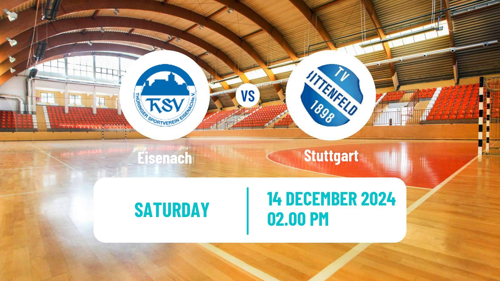 Handball German Bundesliga Handball Eisenach - Stuttgart