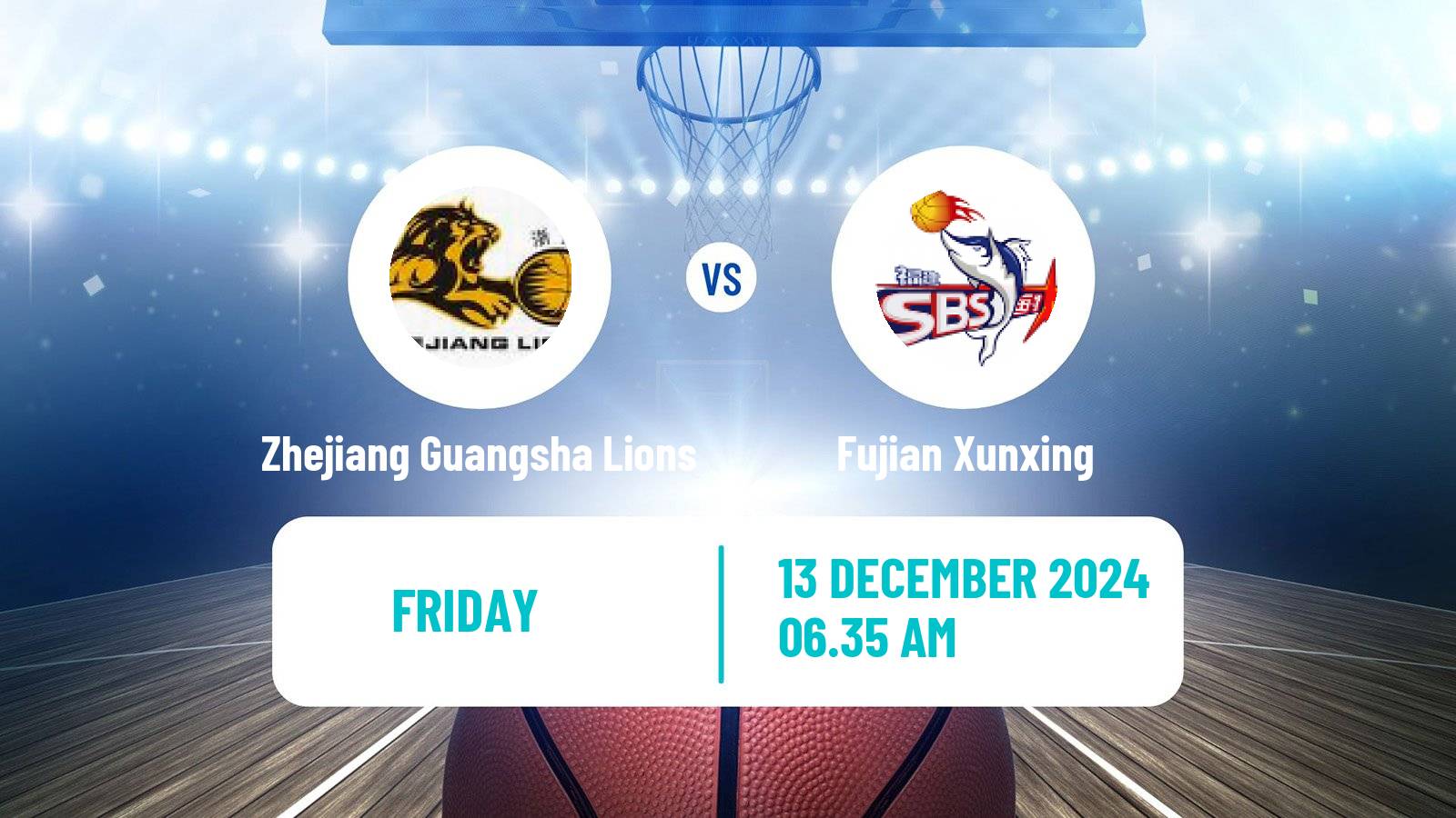 Basketball CBA Zhejiang Guangsha Lions - Fujian Xunxing