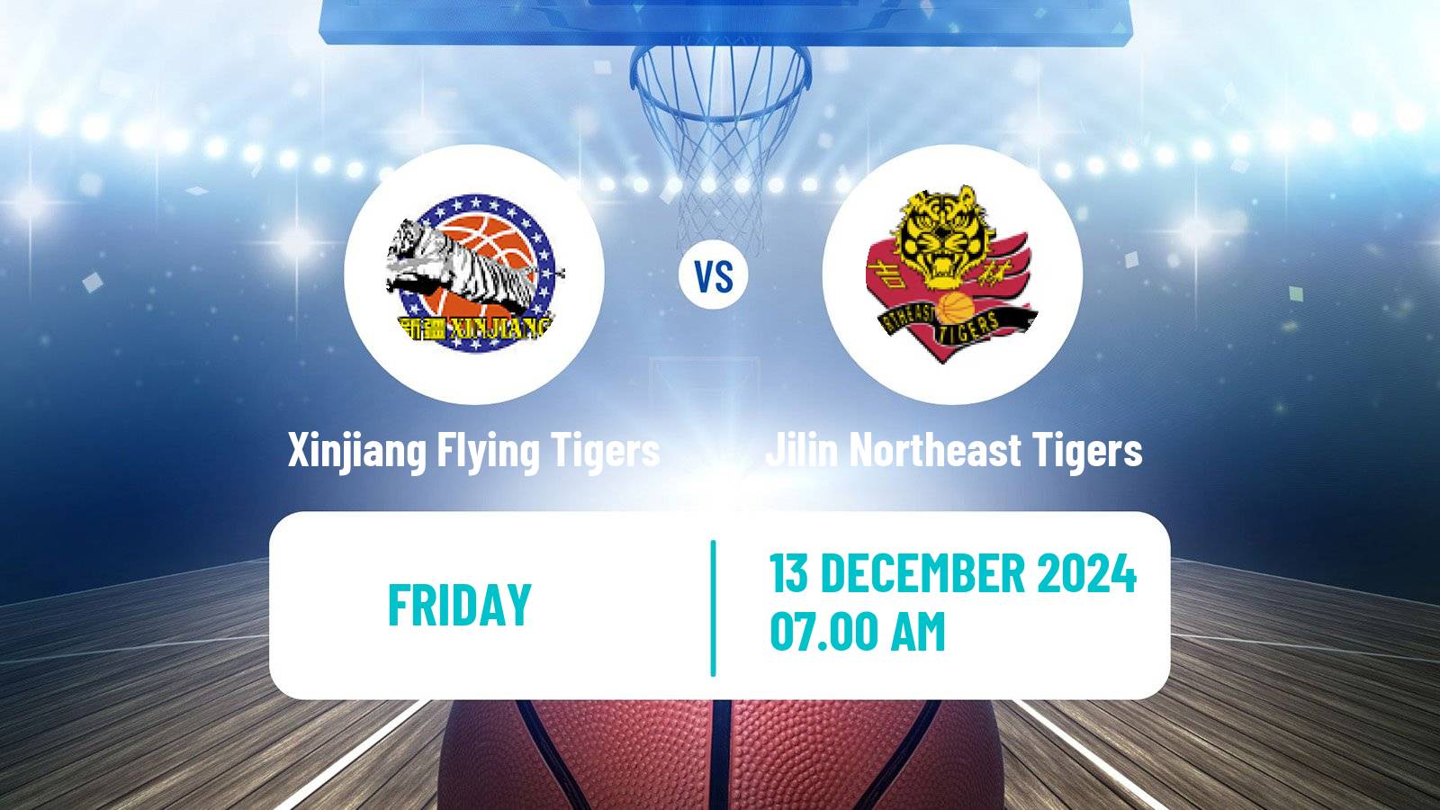 Basketball CBA Xinjiang Flying Tigers - Jilin Northeast Tigers