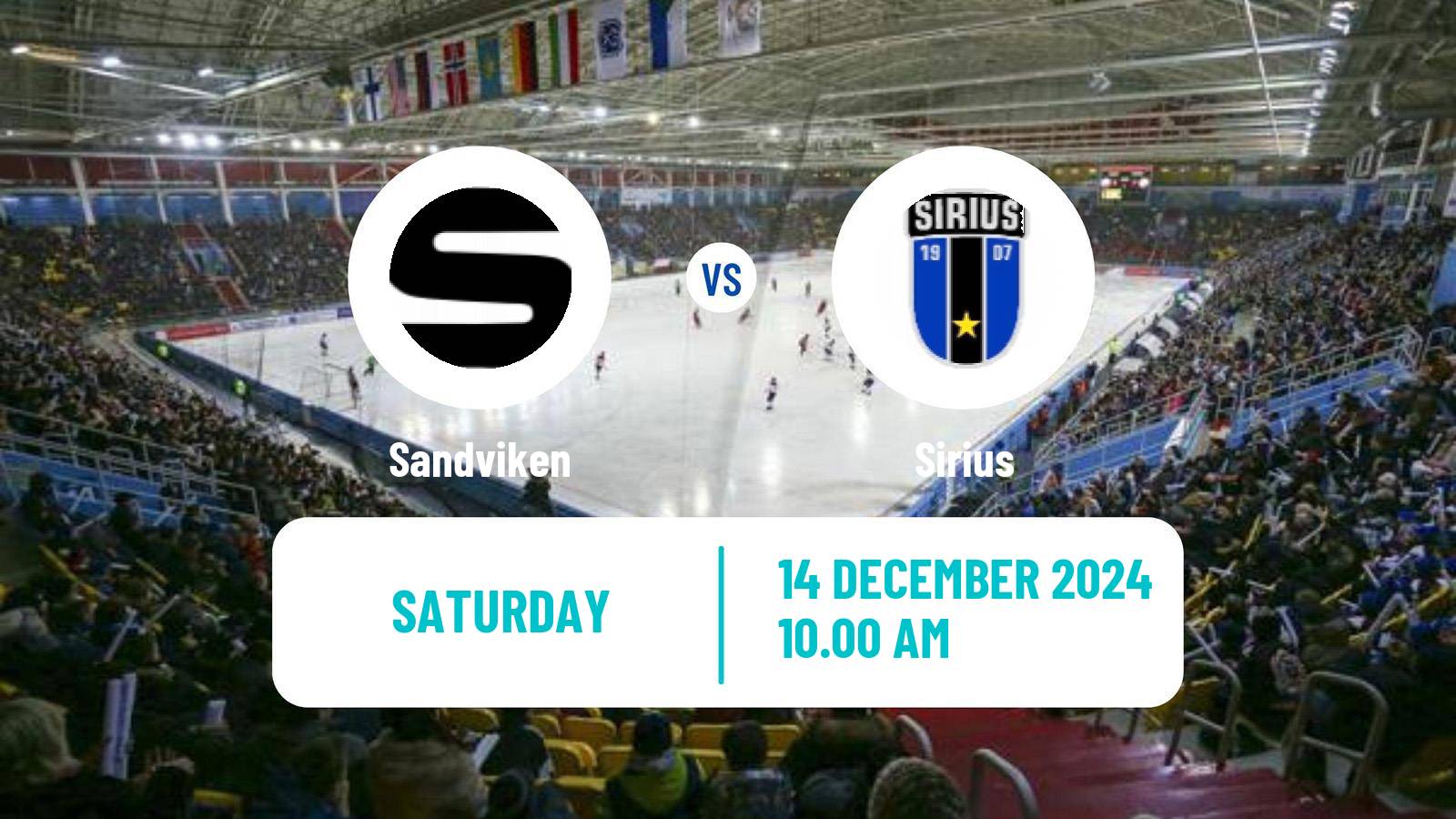 Bandy Swedish Elitserien Bandy Sandviken - Sirius