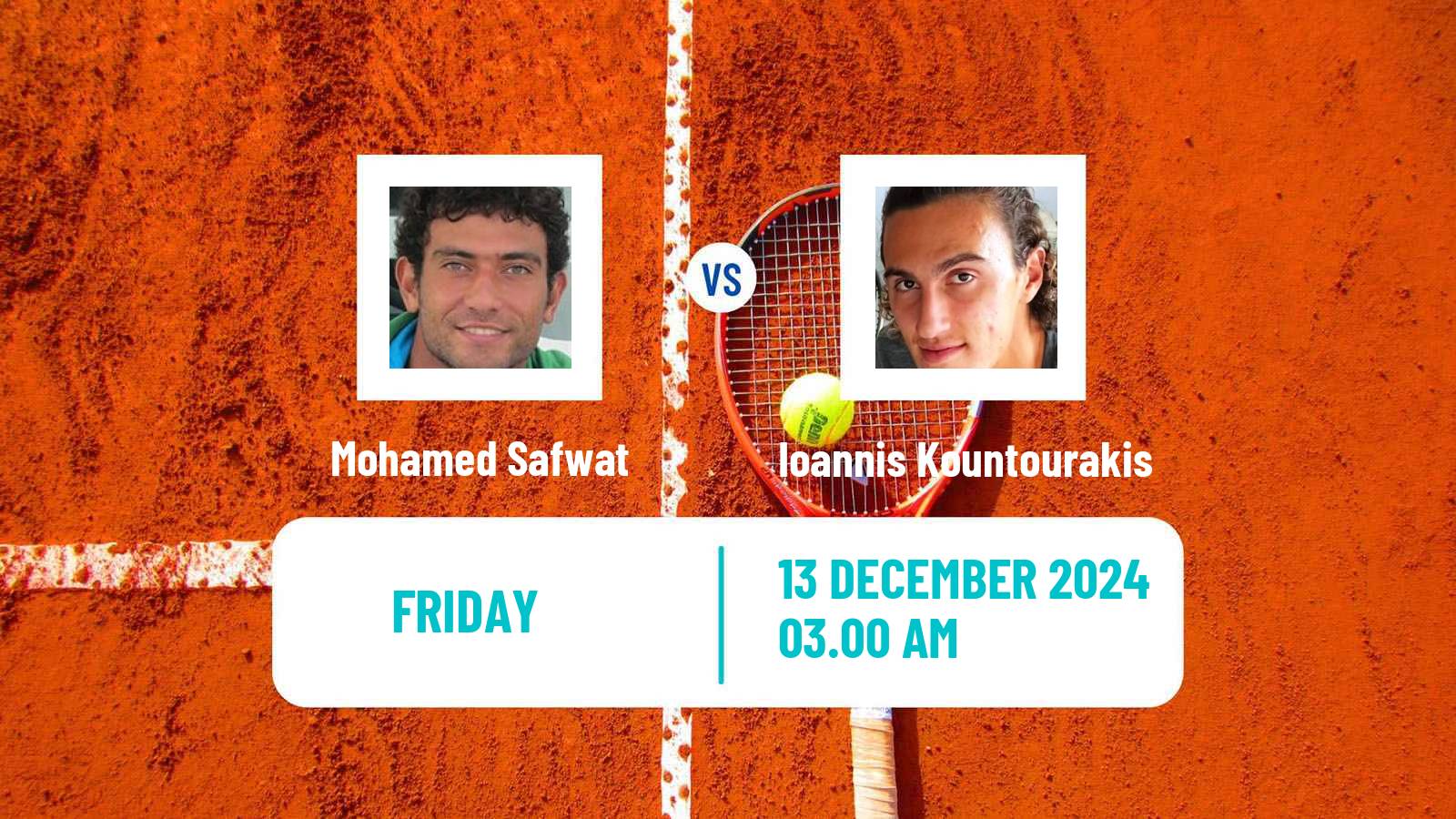 Tennis ITF M15 Sharm Elsheikh 20 Men Mohamed Safwat - Ioannis Kountourakis