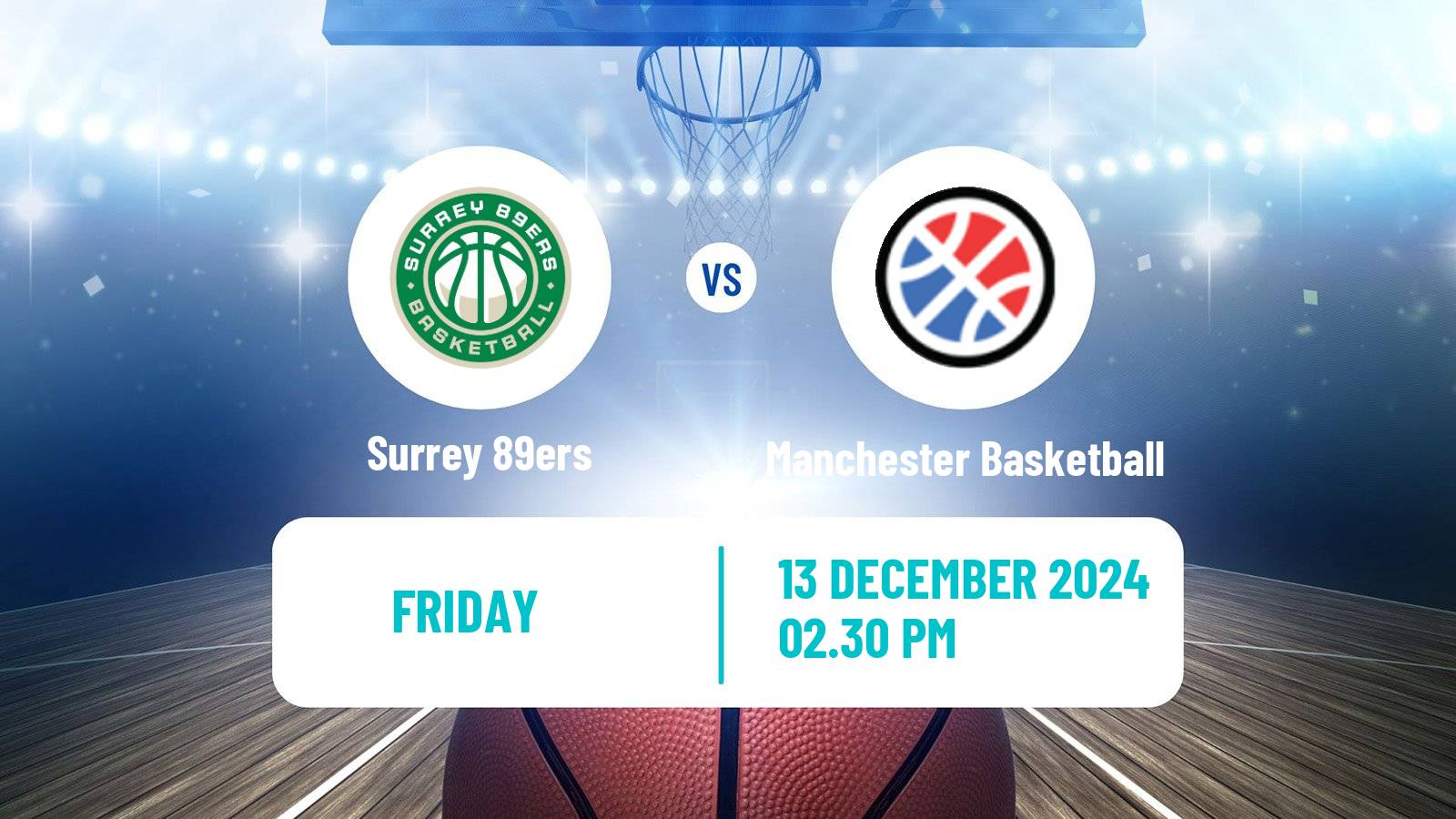 Basketball British Basketball League Surrey 89ers - Manchester Basketball