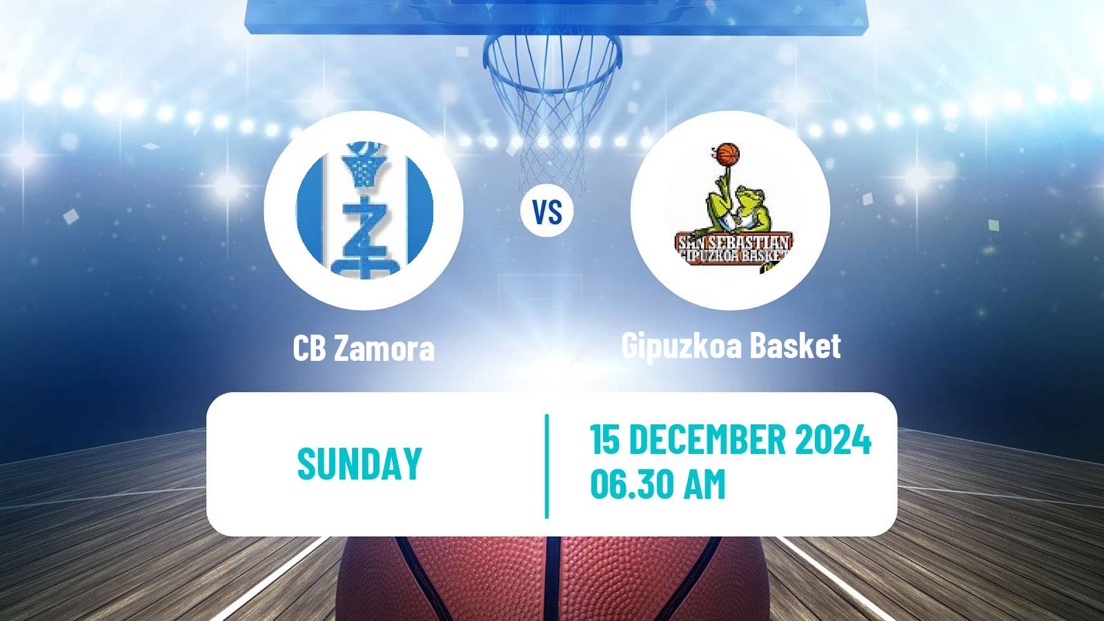 Basketball Spanish LEB Oro Zamora - Gipuzkoa Basket