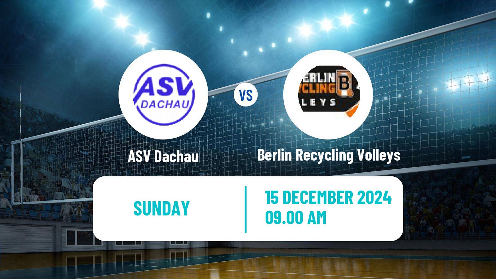 Volleyball German Bundesliga Volleyball Dachau - Berlin Recycling Volleys