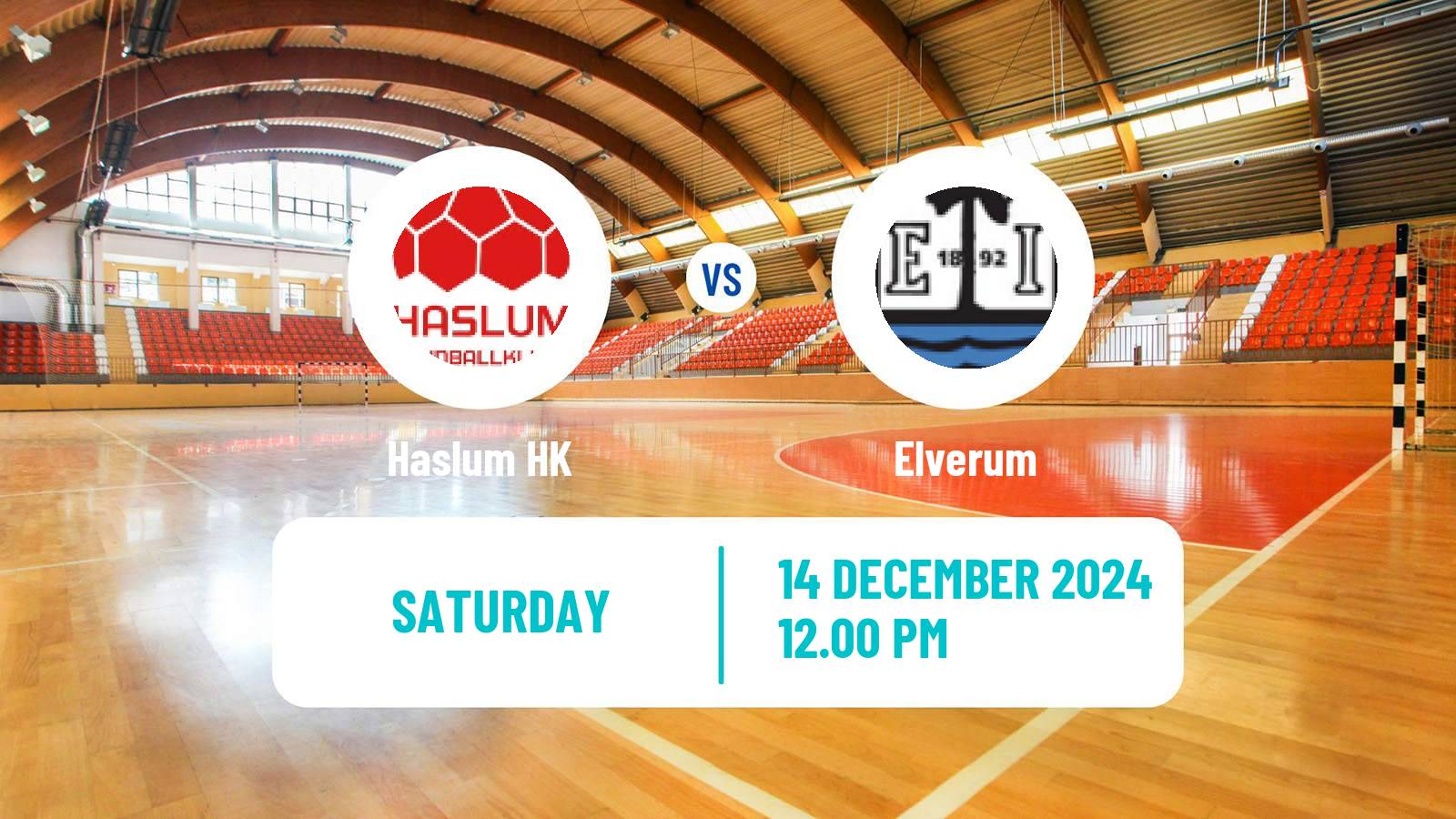 Handball Norwegian Eliteserien Handball Haslum HK - Elverum