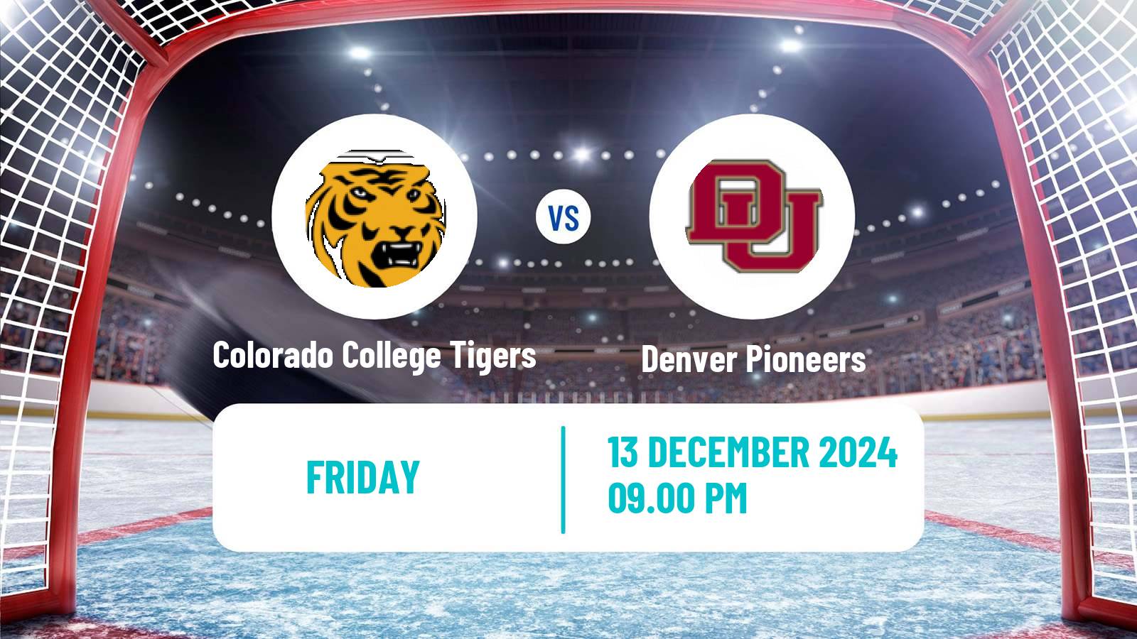 Hockey NCAA Hockey Colorado College Tigers - Denver Pioneers