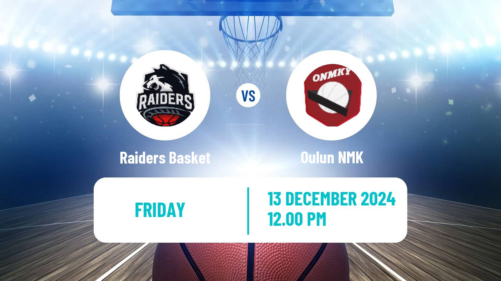 Basketball Finnish I Divisioona A Basketball Raiders Basket - Oulun NMK