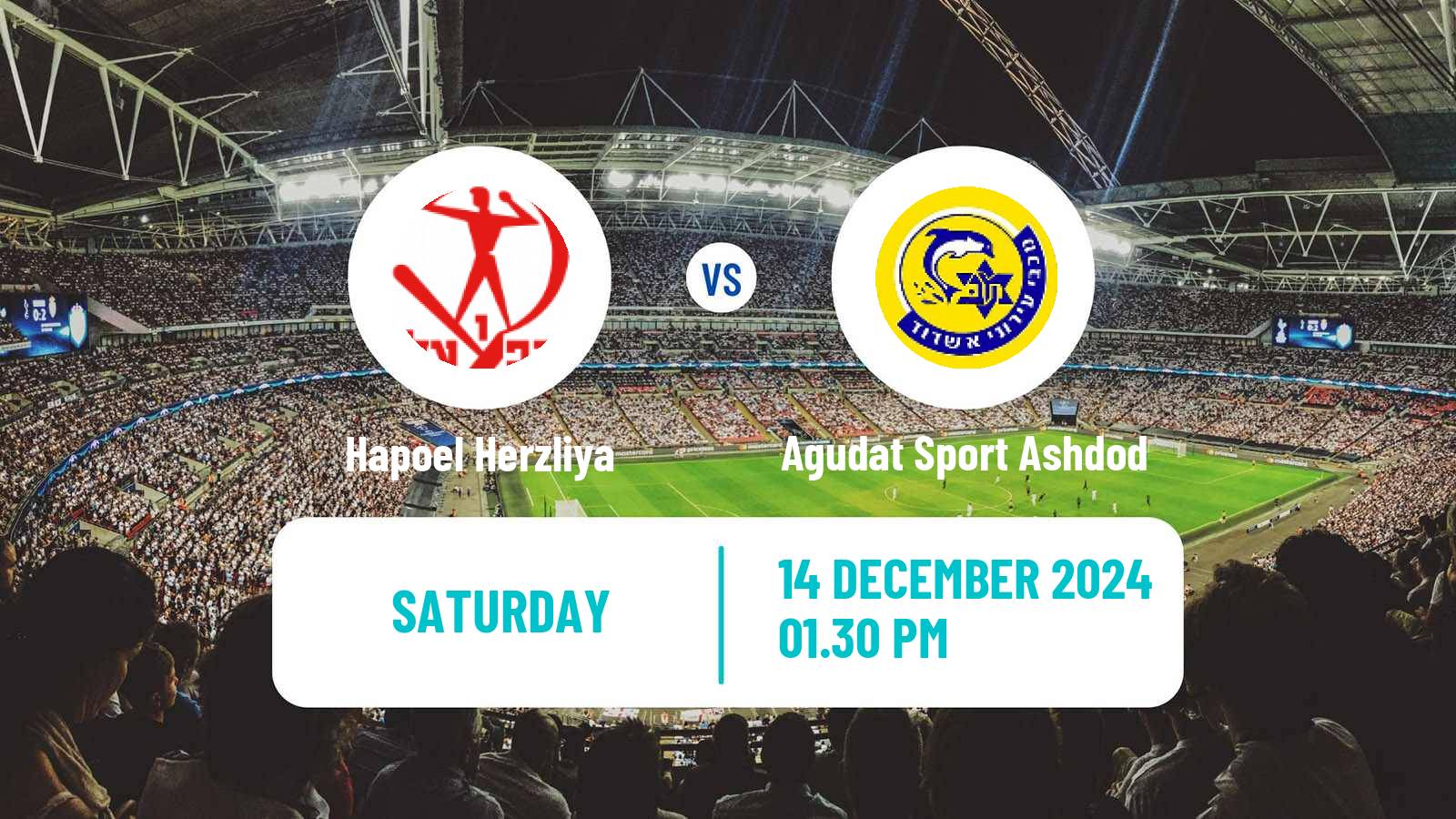 Soccer Israeli Liga Alef South Hapoel Herzliya - Agudat Sport Ashdod