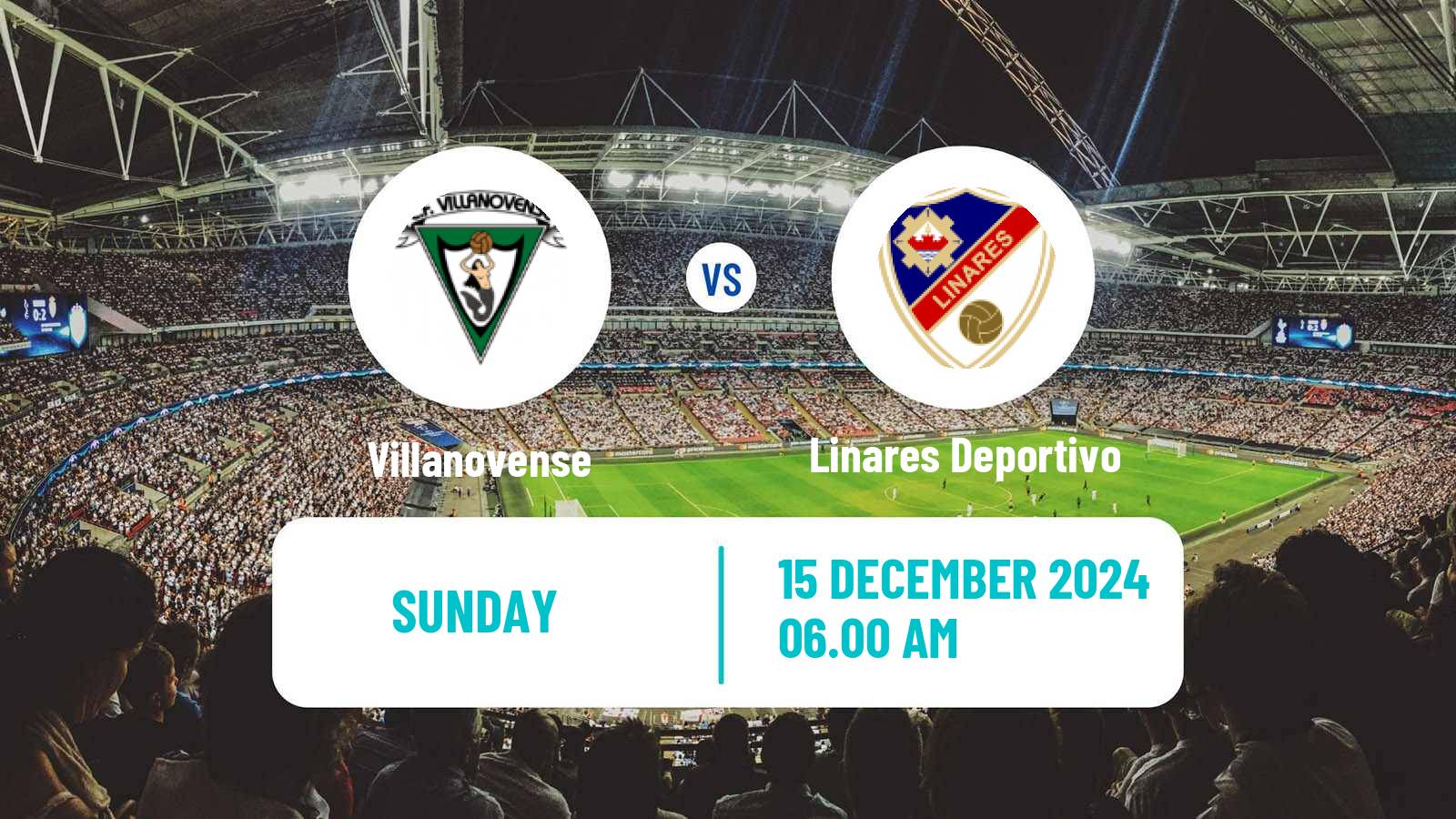 Soccer Spanish Segunda RFEF - Group 4 Villanovense - Linares Deportivo