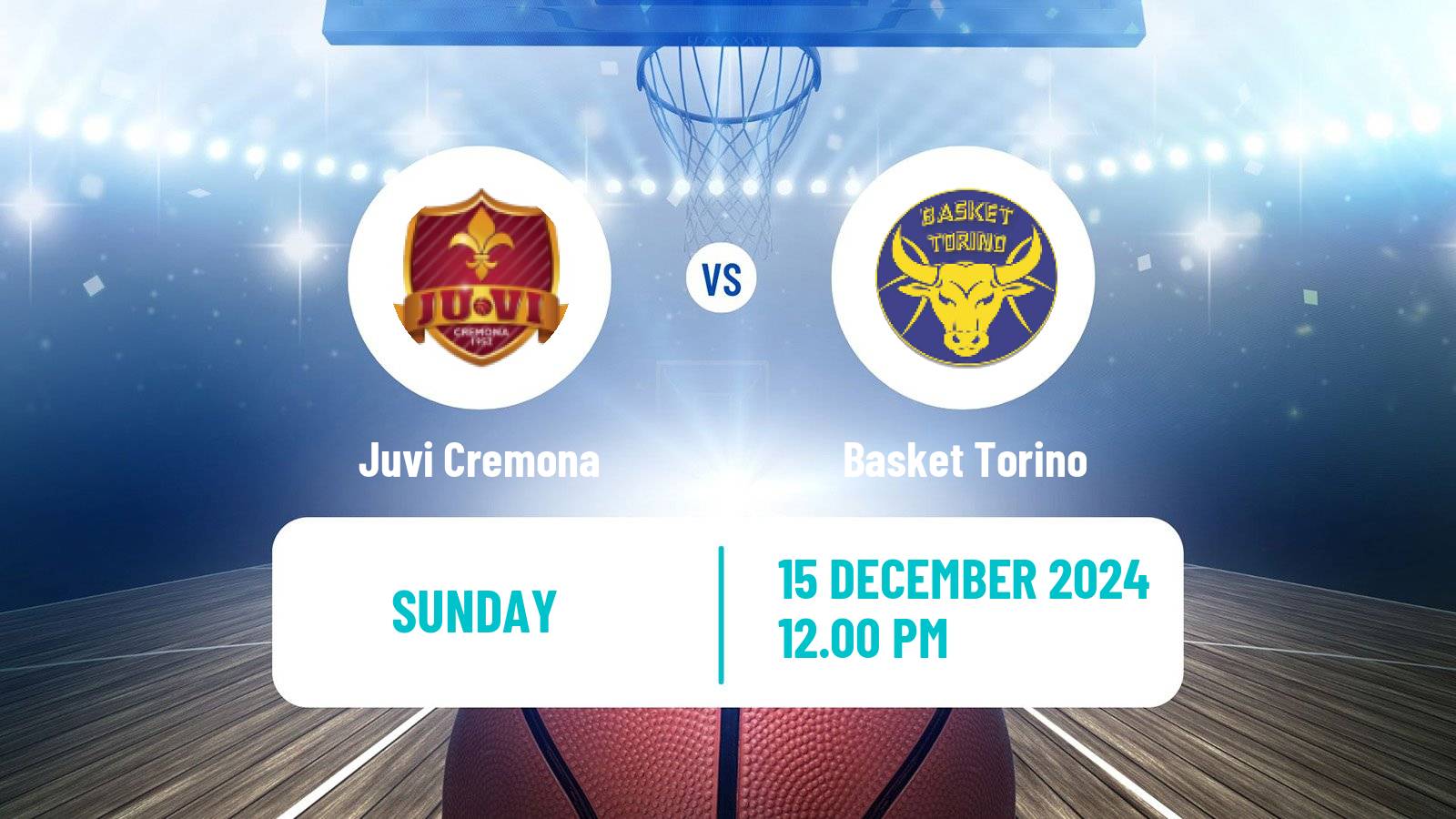 Basketball Italian Serie A2 Basketball Juvi Cremona - Basket Torino