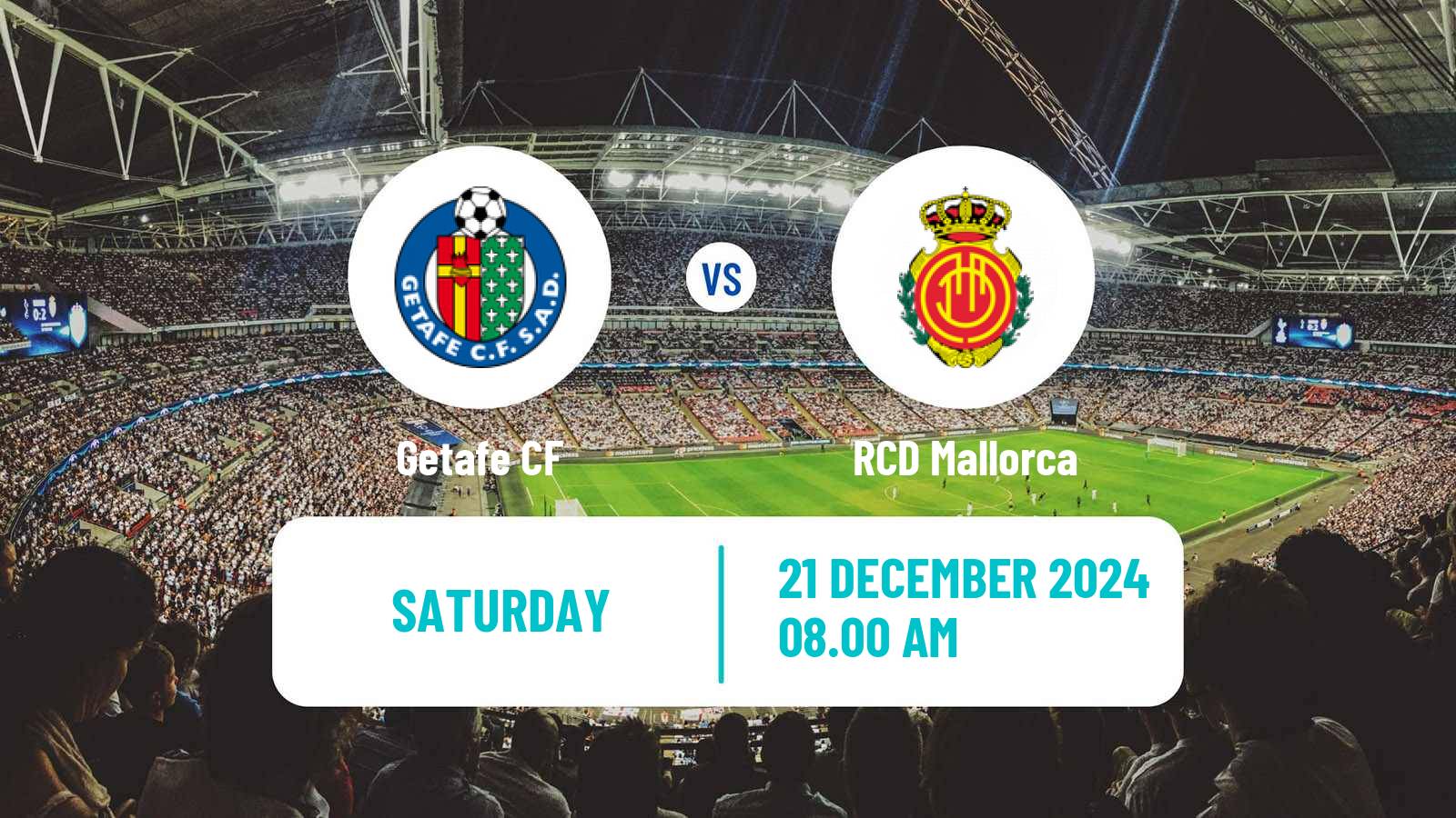 Soccer Spanish LaLiga Getafe - Mallorca