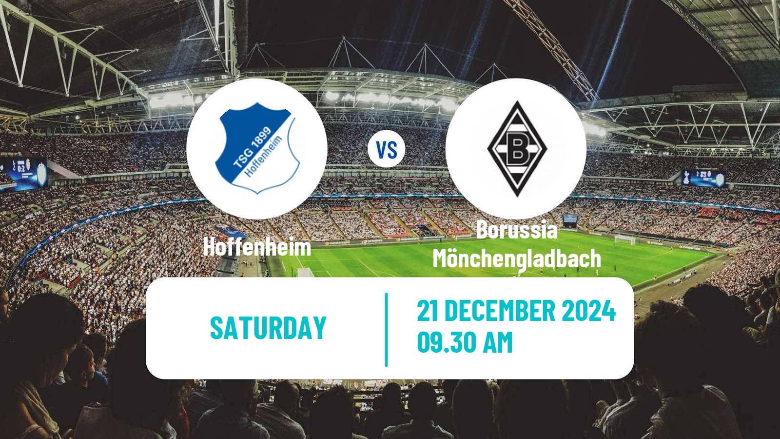 Soccer German Bundesliga Hoffenheim - Borussia Mönchengladbach