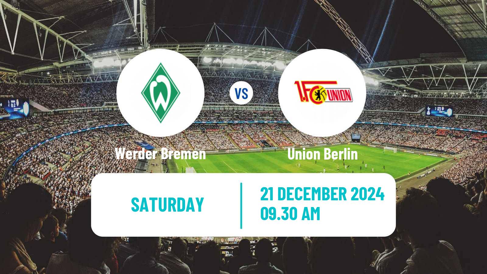 Soccer German Bundesliga Werder Bremen - Union Berlin