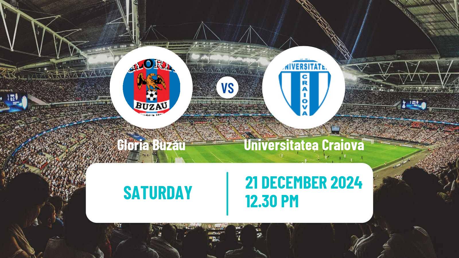 Soccer Romanian Liga 1 Gloria Buzău - Universitatea Craiova