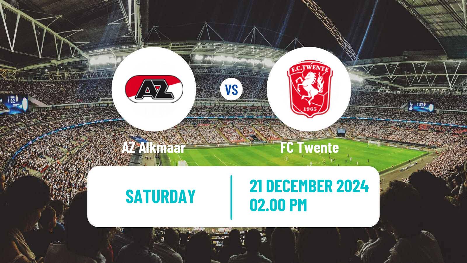 Soccer Dutch Eredivisie AZ Alkmaar - Twente