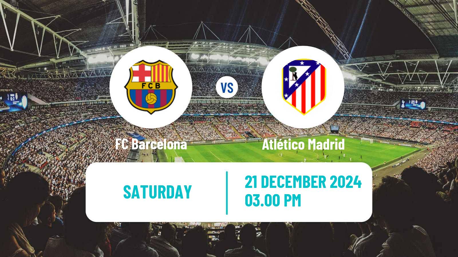 Soccer Spanish LaLiga Barcelona - Atlético Madrid