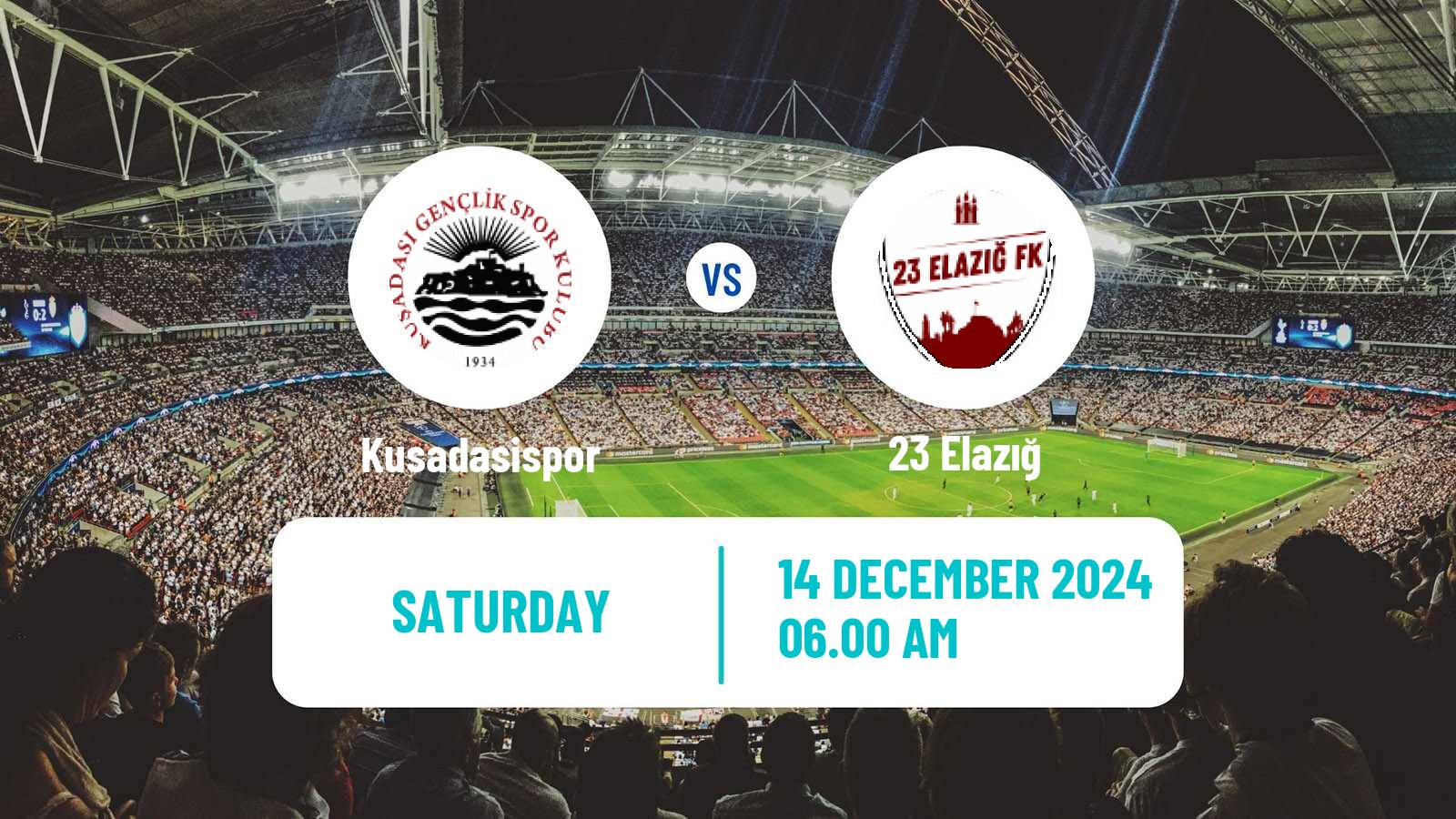 Soccer Turkish 3 Lig Group 1 Kusadasispor - 23 Elazığ