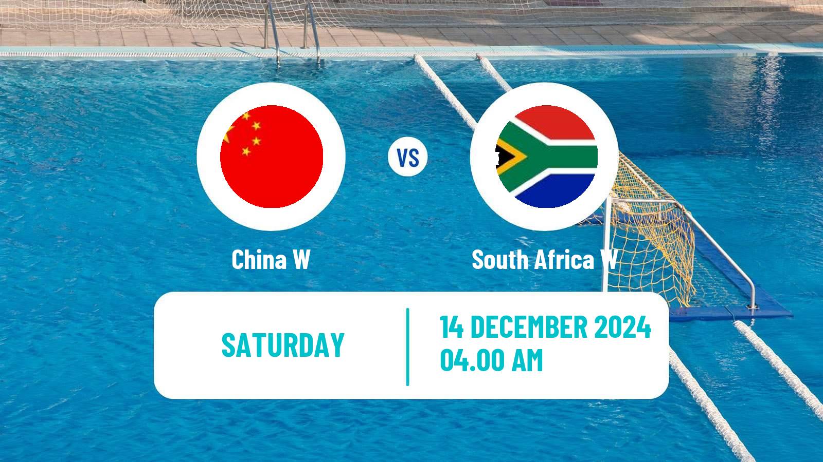 Water polo World Cup Water Polo Women China W - South Africa W