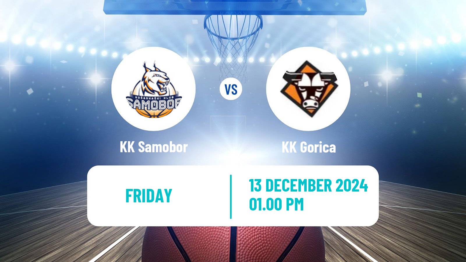 Basketball Croatian Prva Liga Basketball Samobor - Gorica