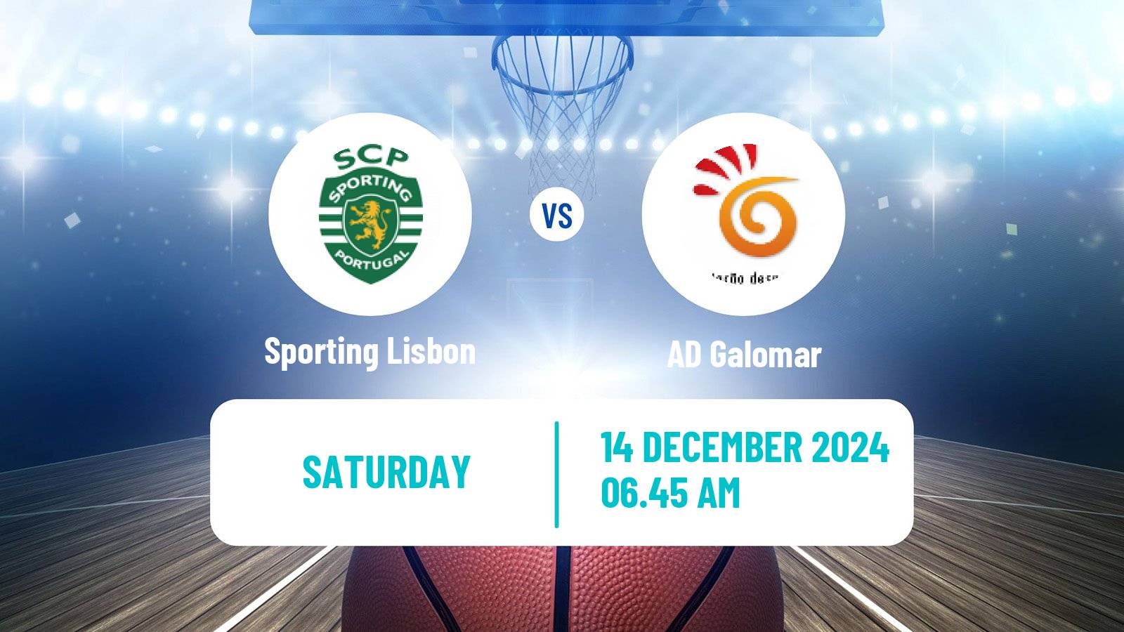 Basketball Portuguese LPB Sporting Lisbon - Galomar