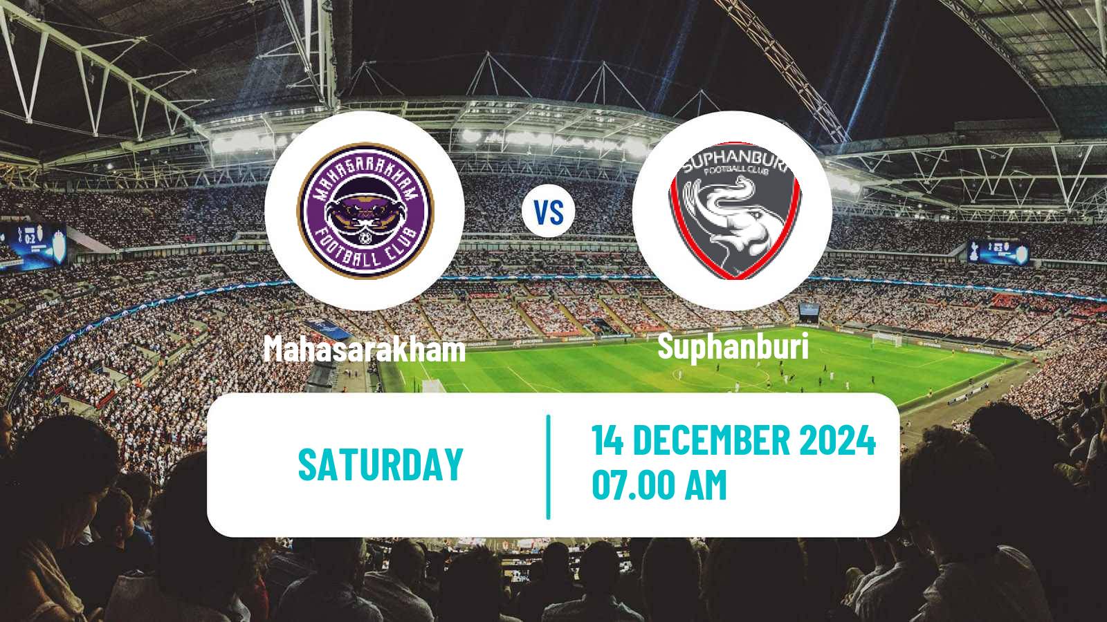 Soccer Thai League 2 Mahasarakham - Suphanburi