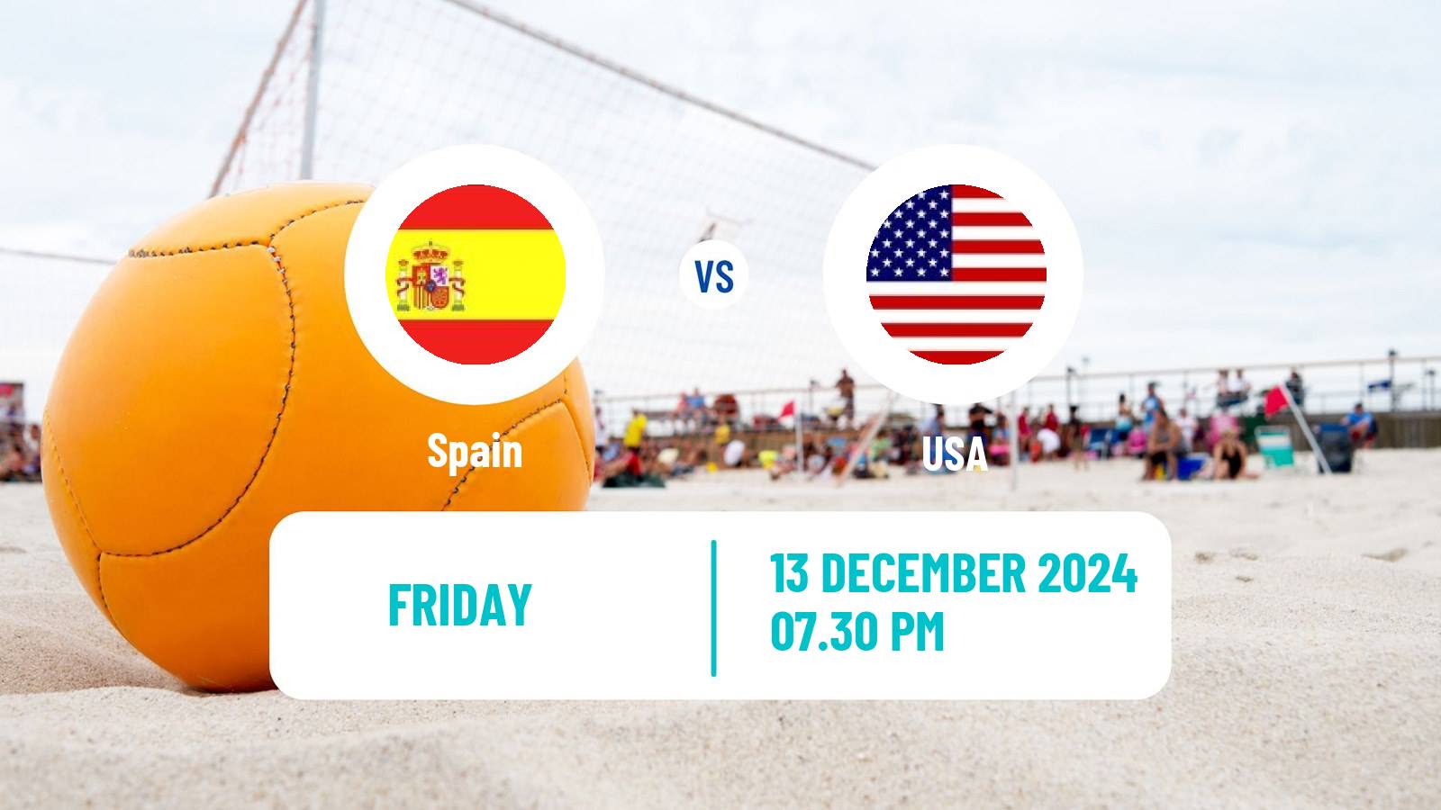 Beach soccer Acapulco Cup 2024 Spain - USA