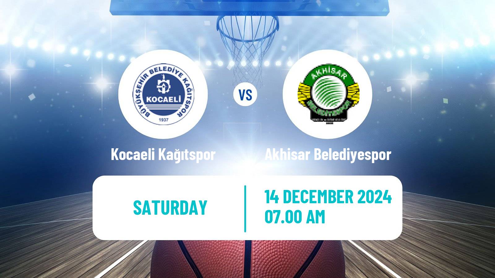 Basketball Turkish TB2L Kocaeli Kağıtspor - Akhisar Belediyespor