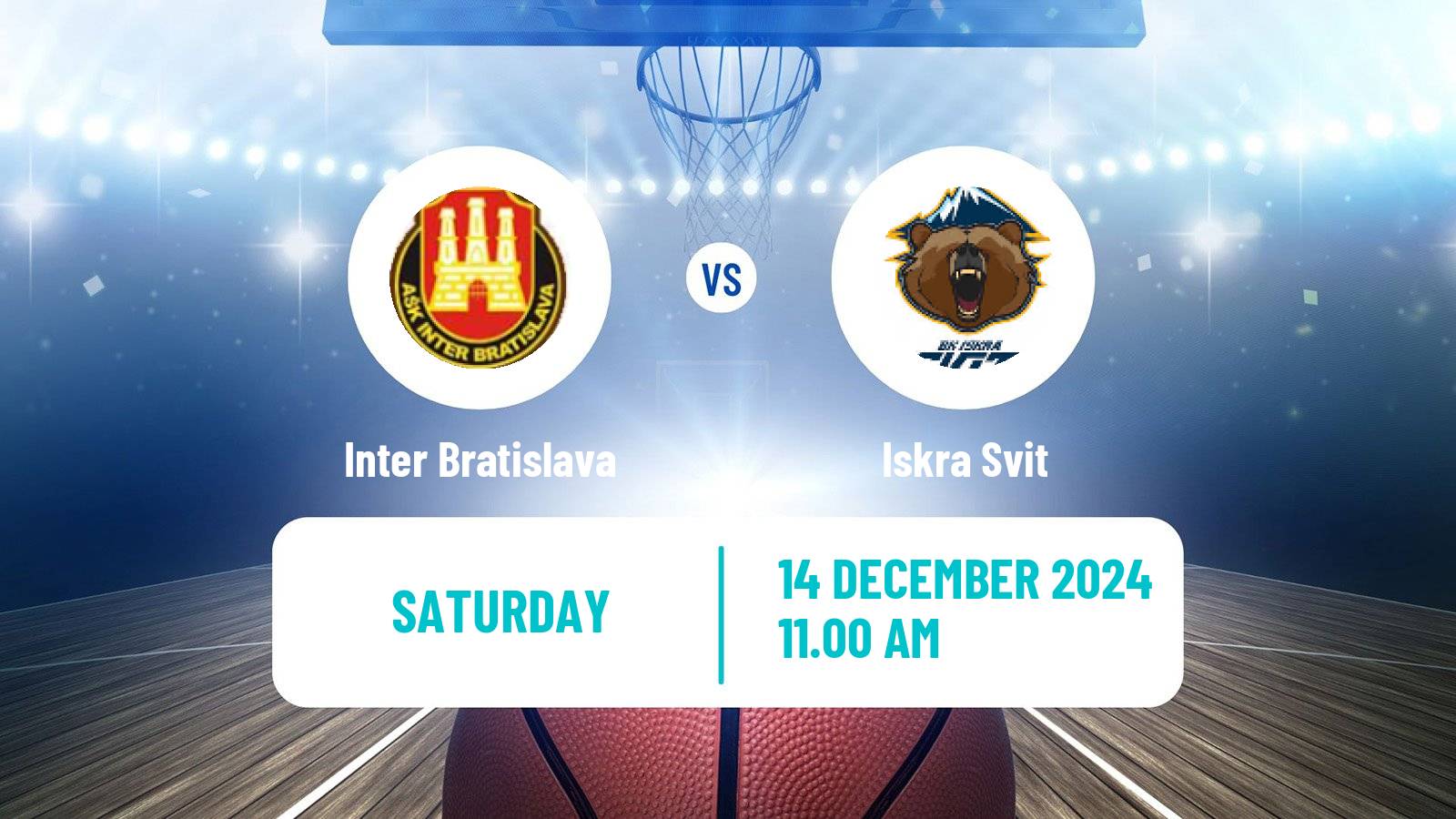 Basketball Slovak Extraliga Basketball Inter Bratislava - Iskra Svit